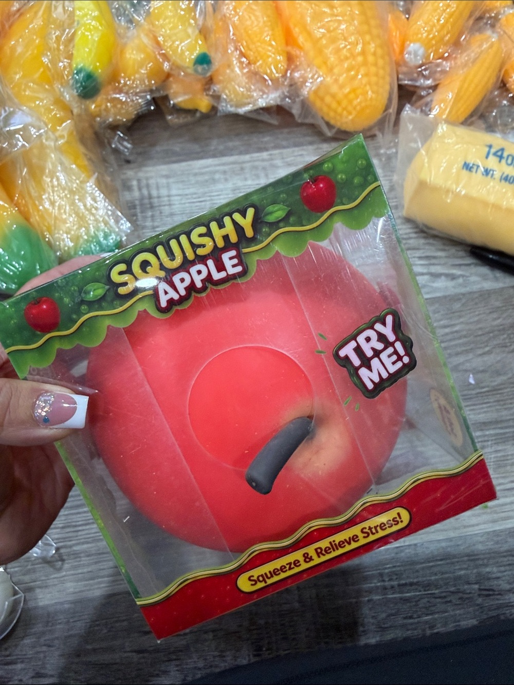 RARE Jumbo Squishy Apple Stress Toy - Red
